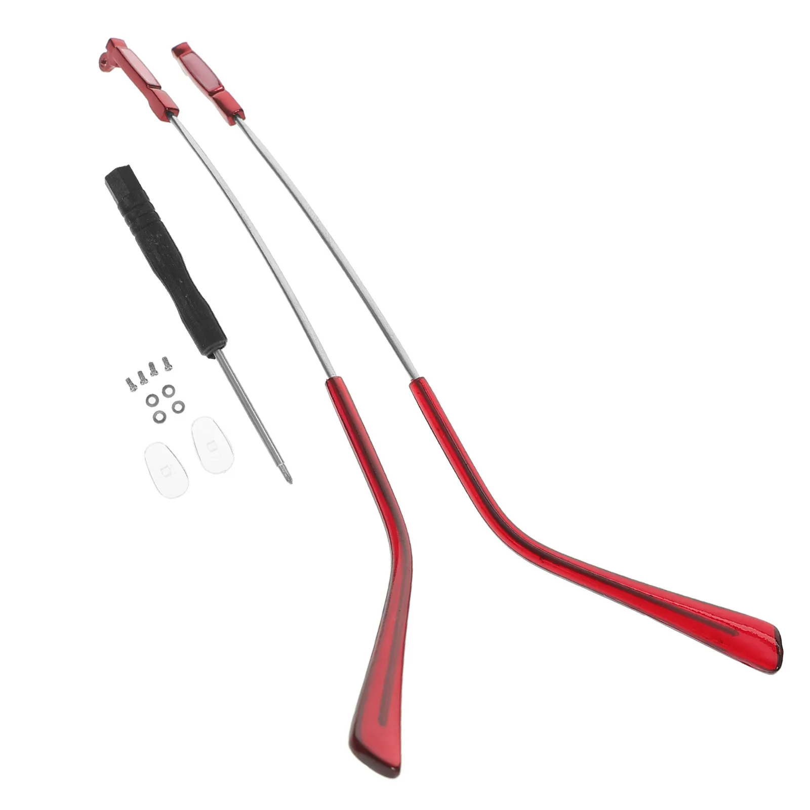 1Pair Memory Legs Metal Glasses Replacement Temple Lightweight Comfortable Glasses Arms Repair Accessories Eyeglasses Arm