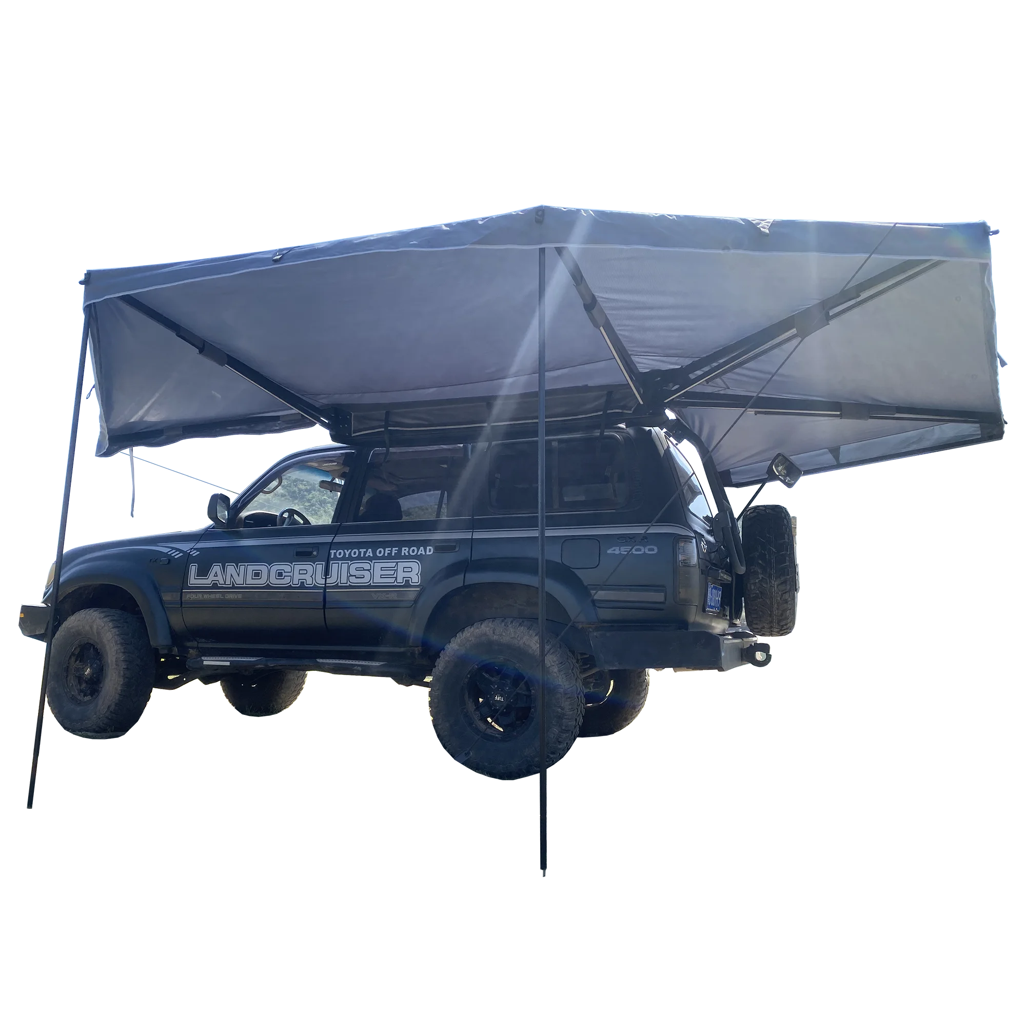 

4X4 алюминиевая водонепроницаемая палатка для кемпинга, боковой тент для автомобиля, солнцезащитный тент для автомобиля
