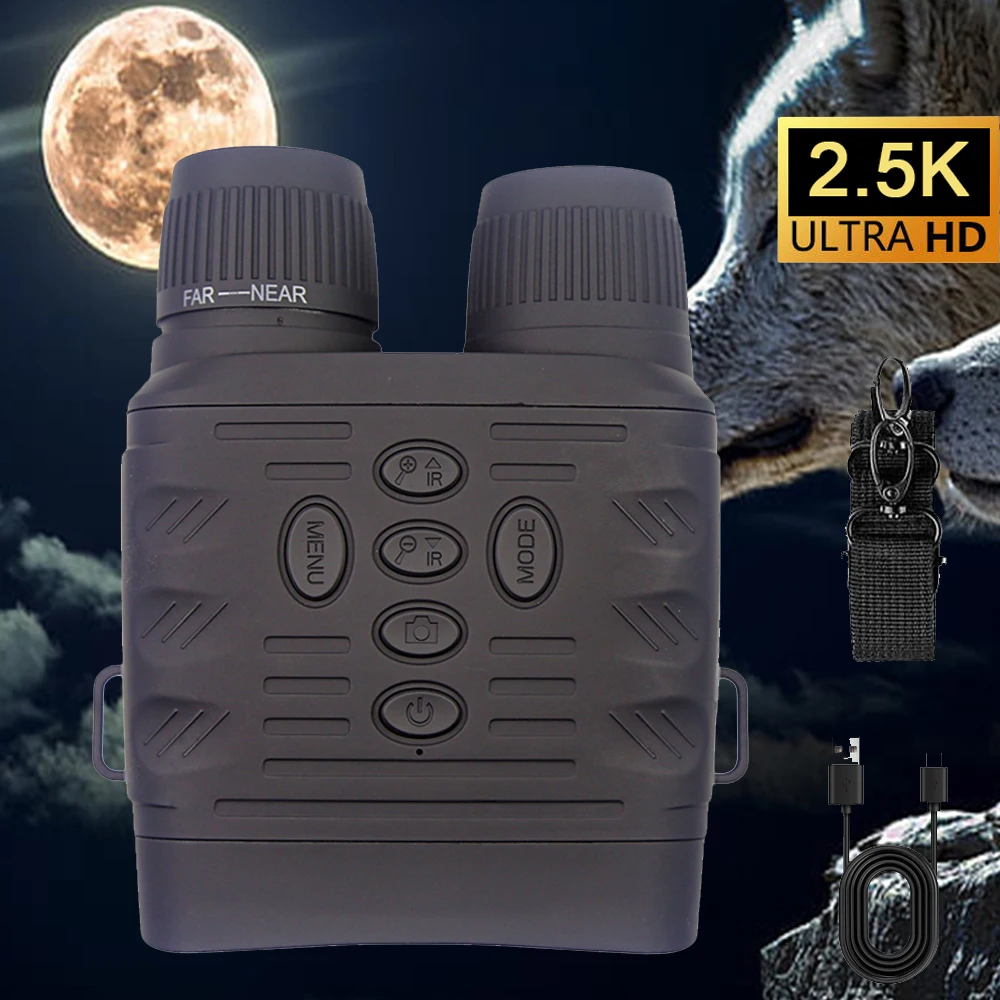 Telescope Night Vision Device NV600 Binocular Infrared 6X Digital Light Zoom Hunting Full Darkness Camping Outdoor Search Hunt