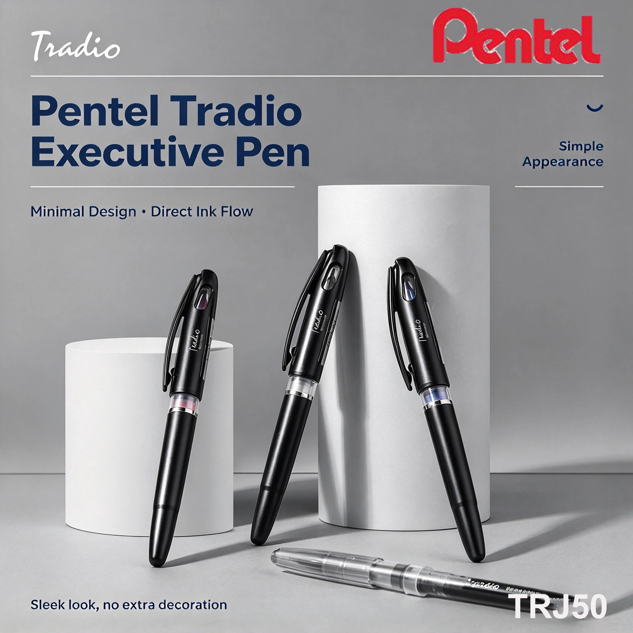 Pentel Pen Sign Pen - Penna da schizzo Pentel TRJ50 Executive,