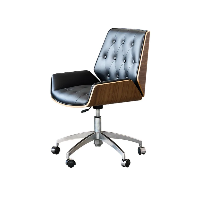 

The new low-back business office chair is fashionable and simple for home use