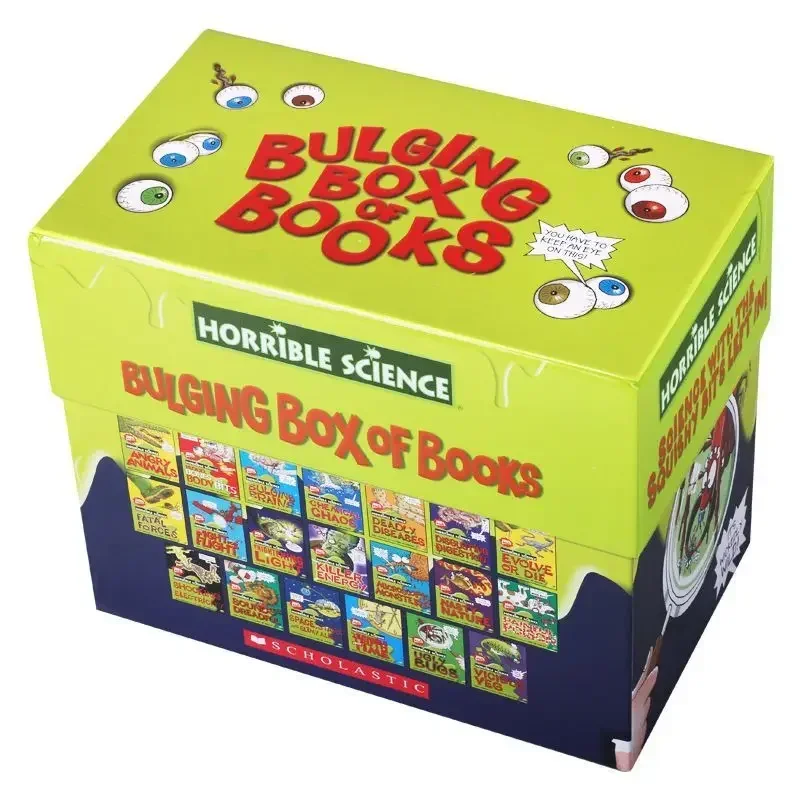 20 Books Scary Science Bloody Condensed Book Box Collection Original English Reading Children's Books