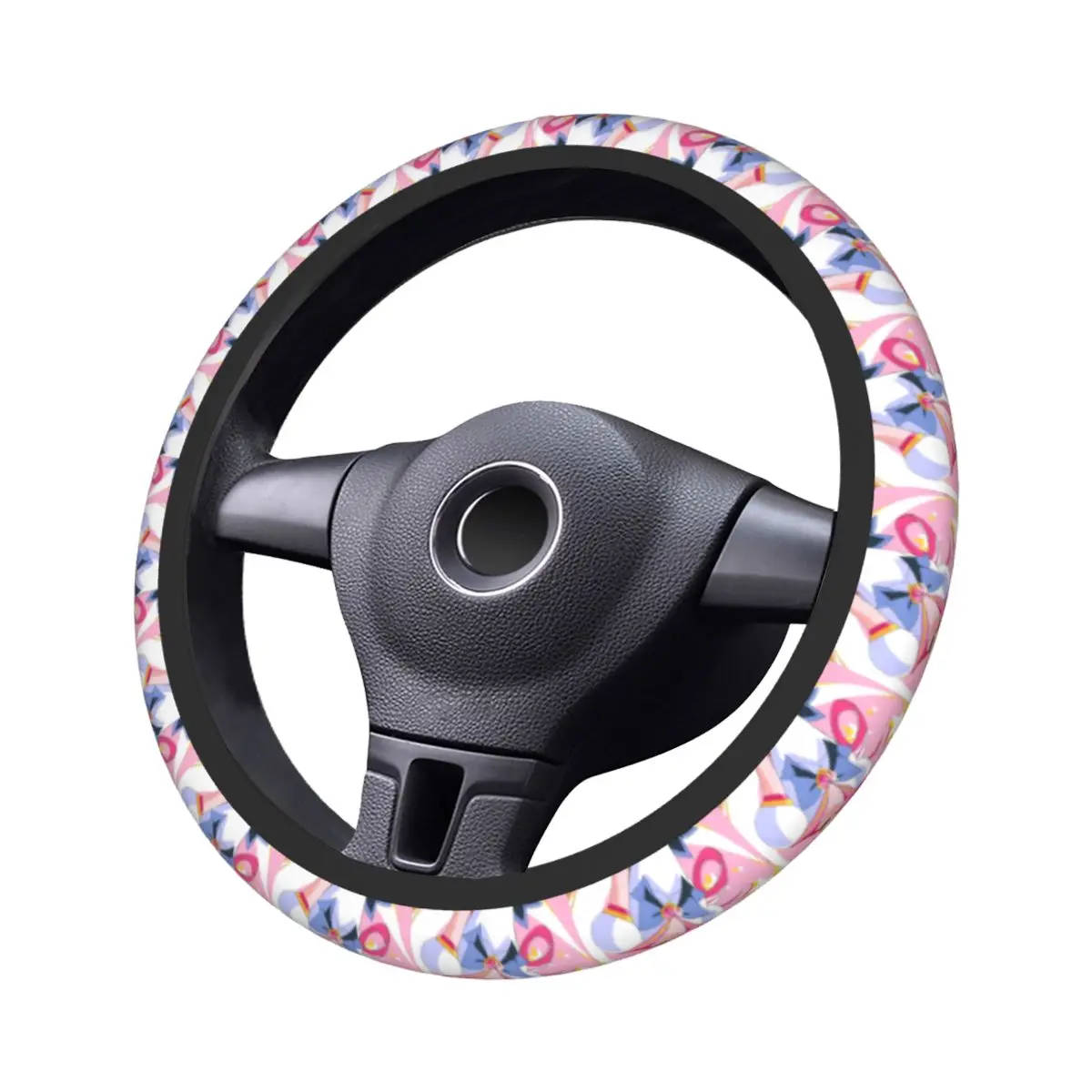 Universal Steering Wheel Cover for Truck S-Sailors M-Moons Anti-Slip Car Steering Wheel Protector 15 Inch Auto Accessories view 3