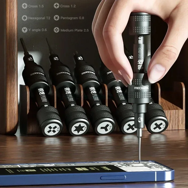 MECHANIC Mortar Plus Torque Screwdriver Non-slip Rotary Dual-Bearing Screwdrivers Mobile Tablet Watch Disassembling Repair Tool