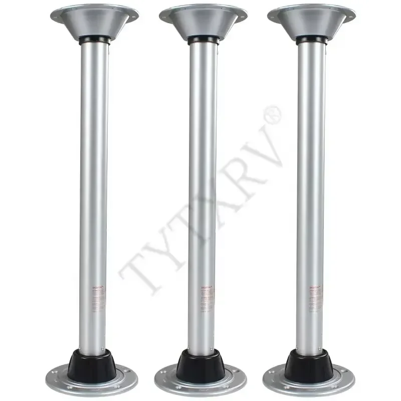 TYTXRV RV Accessories Telescopic Table Base Rotatable and Removable Motorhome Caravan Parts RV Table Leg
