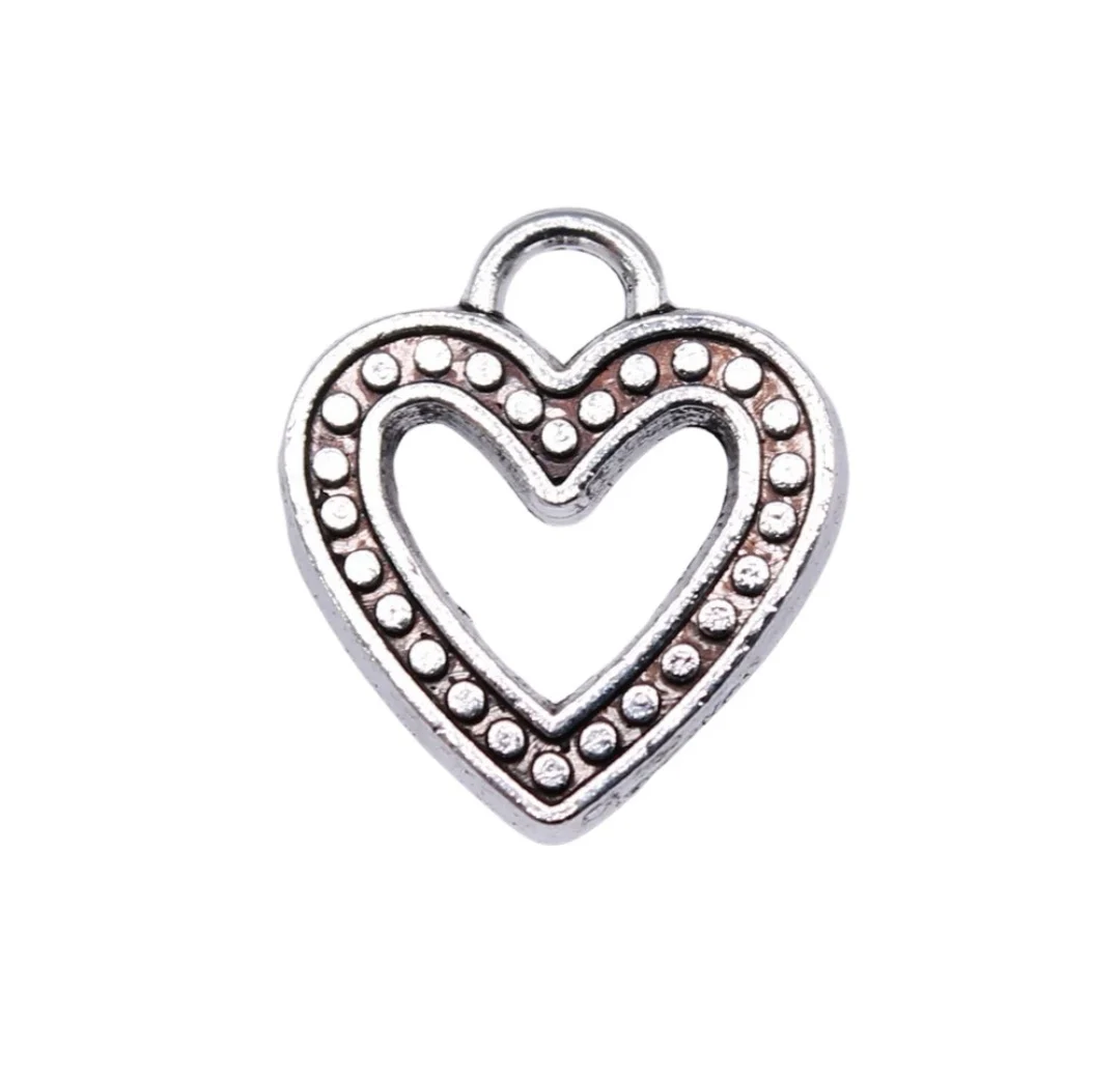 

30pcs 15x13mm Zinc alloy metal tibetan silver plated charm T1111 for jewelry making