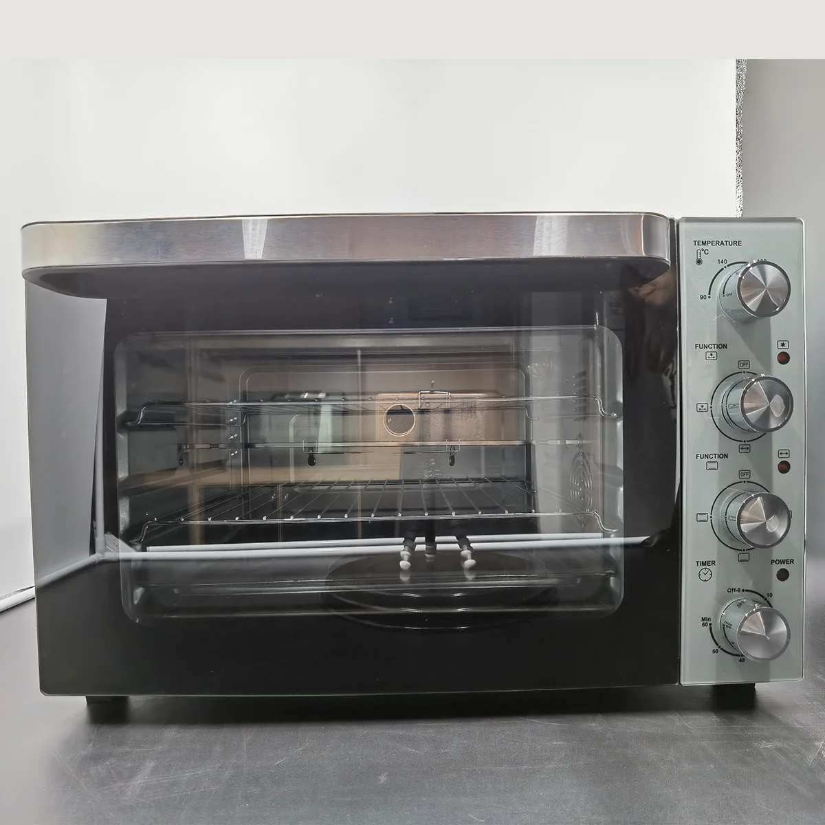 Horno de aire de vapor para freidora, horno de escritorio eléctrico OEM, 9L, 10l, 25L, 30l35l, 40L50L, 60L, 72L