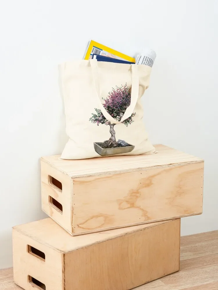 Bonsai in Bloom Tote Bag Shopper handbag Large bags for women shopper bag women canvas Beach bag