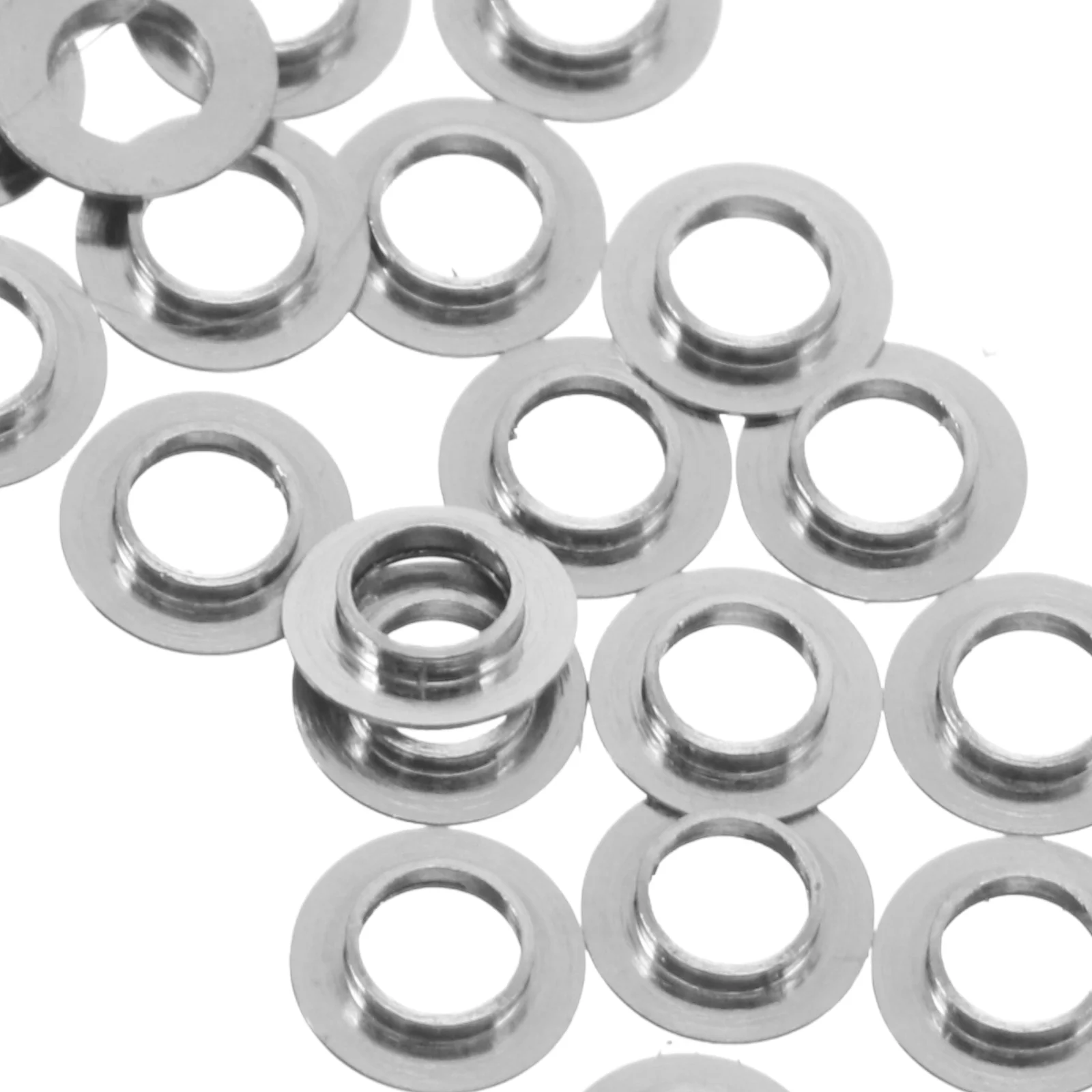 50 Pcs Glasses Accessories Spacers Stainless Steel Convex Gaskets Parts Durable Optical Shop