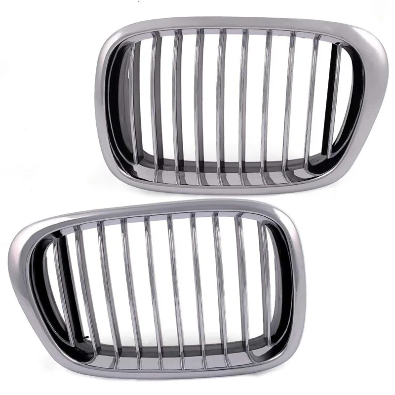 

Front Kidney Sport Grille Bumper Grill Replacement For BMW E39 55-Series 525I 528I 530I 540I M5 1997-2003