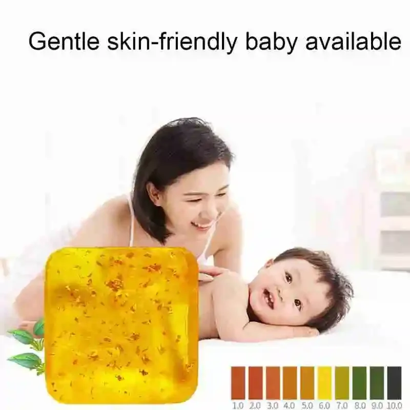 120g Whitening Soap with Osmanthus smell Face Body Wash Deep Cleanser Active Effectiv Soap Moisturizing Care Oil Essential Skin