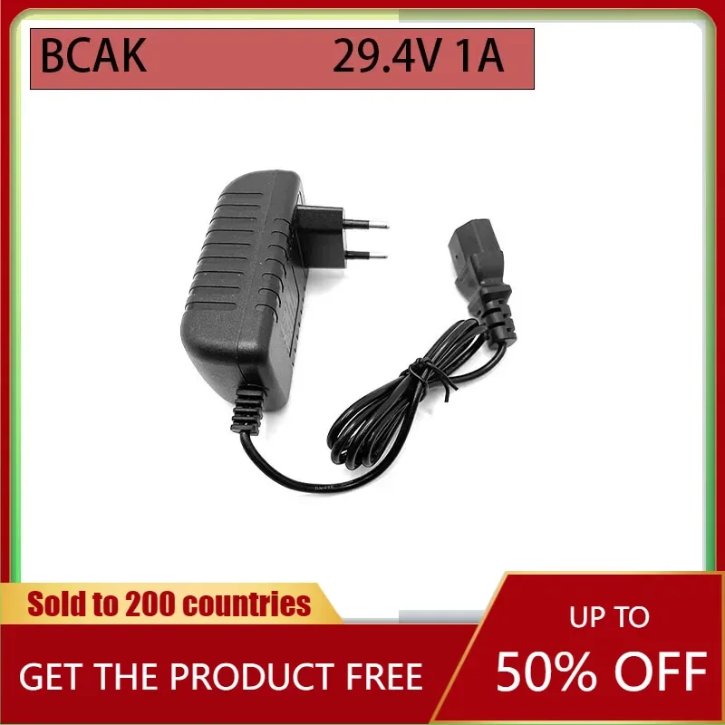 Hot BCAK Model Aircraft Fishing Light 24V 7-string Battery Pack Lithium Battery Charger 29.4V 1A Polymer Battery Pack Charging T