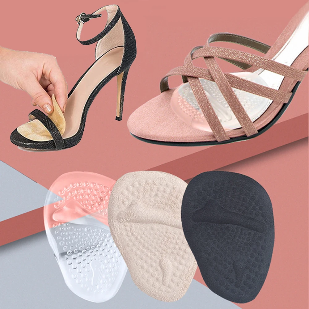 6 Stück Silikon Mittelfuß polster für Schuhe rutsch feste selbst klebende Vorfuß gel Fuß polster Sandalen High Heels Schuhe in lagen für Frauen – Detail 15