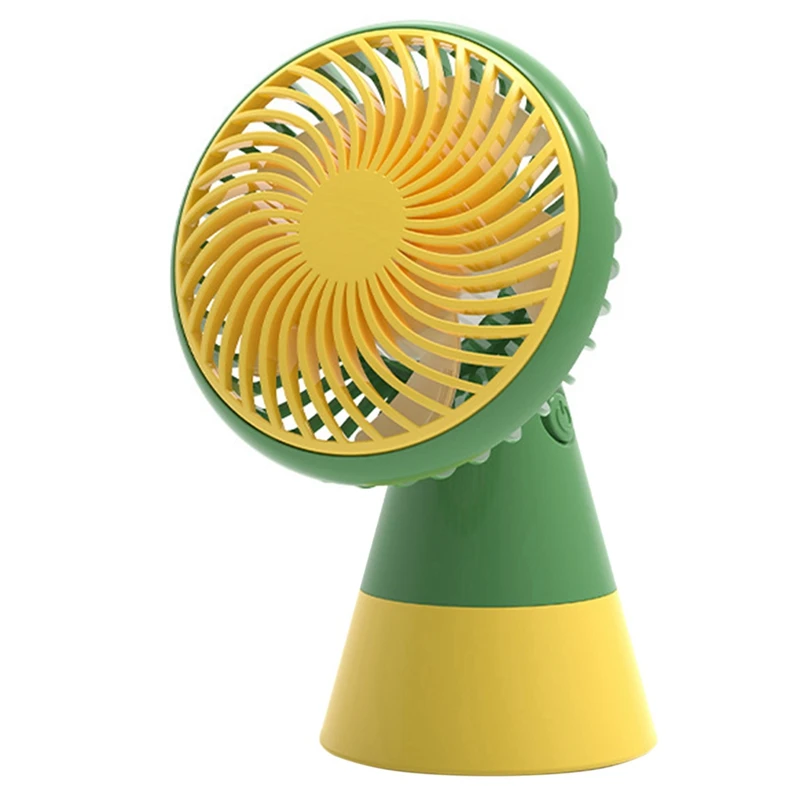 Sothing Desktop Fan Rainforest Version Mini Fan Rechargeable Handheld Super Wind Silent Fan Cooler For Home