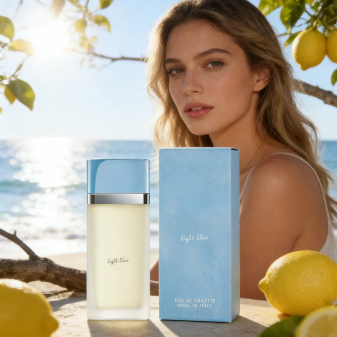 

Light Blue Original Essence 100ml Perfume for Women Gift Set Vanilla Fragrance Female Colonia De Mujer