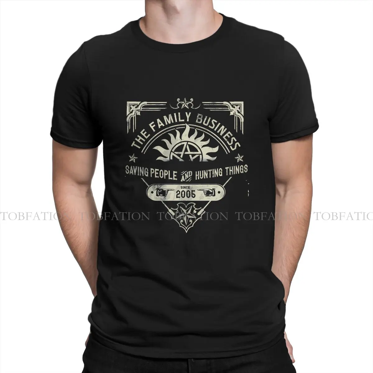 A Very Business Casual TShirt Supernatural Winchester Printing Streetwear Leisure T Shirt Men Tee Unique Gift Clothes