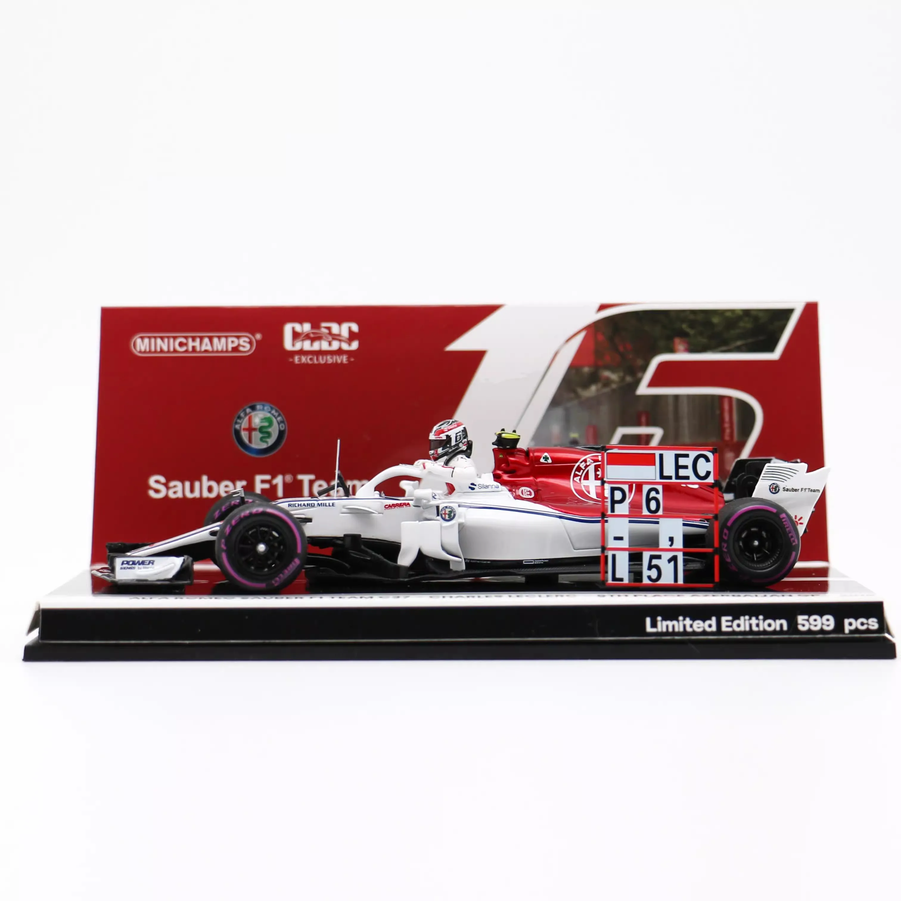 ミニカー MINICHAMPS 1/18  Sauber F1 Team New In Stock Minichamps 1:43 Alfa Romeo Sauber F1 Team Charles