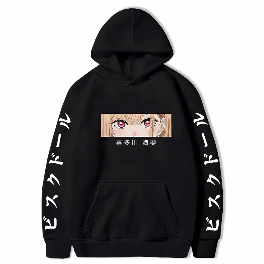 

Marin Kitagawa Hoodies Japanese Anime Print Unisex Sweatshirt Streetwear Casual Autumn Loose Long Sleeve ManWoman Hoody