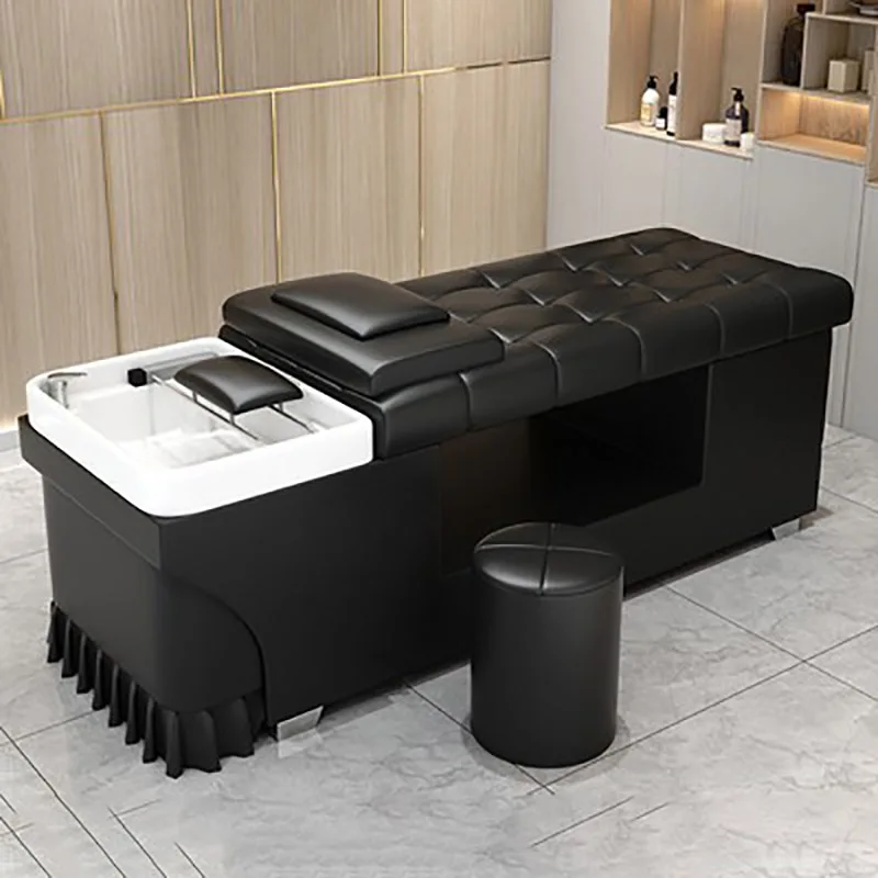 

Head Spa Massage Bed Water Shampoo Beauty Salon Paddy Hairdressing Chair Sink Simple Sedia Estetista Hairstyle Furniture