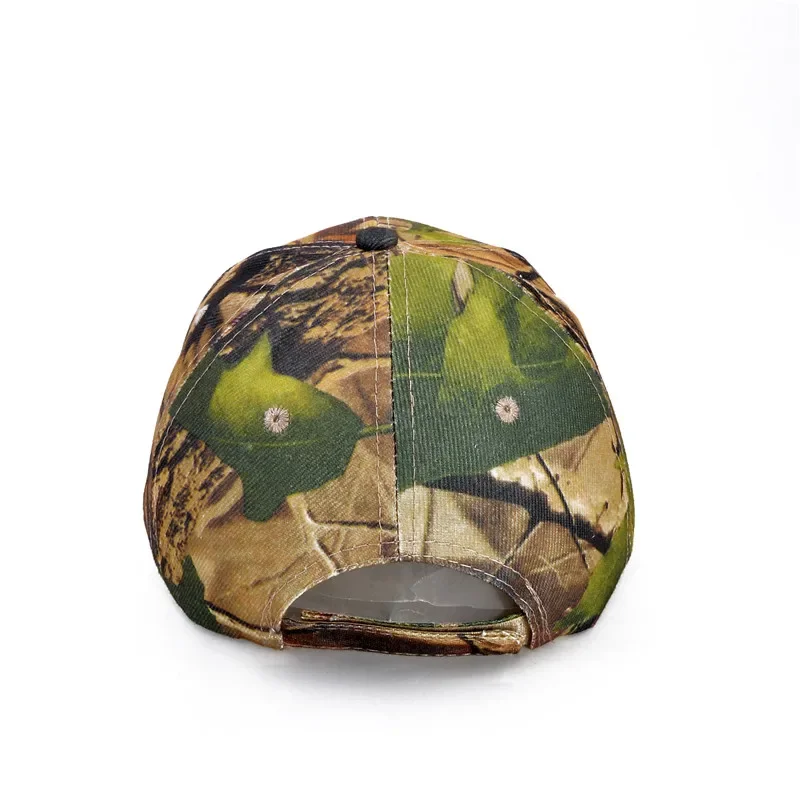 new arrival camouflage baseball cap 3D embroidery SHUT UP FISH camouflage hats unisex snapback hat travel caps