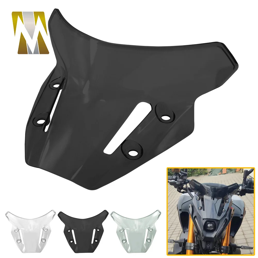 

MT09 Windshield Wind Front Fairing Deflectors Windscreen For YAMAHA MT09 FZ09 SP Windshield Aerodynamic Plate 2021 2022 2023