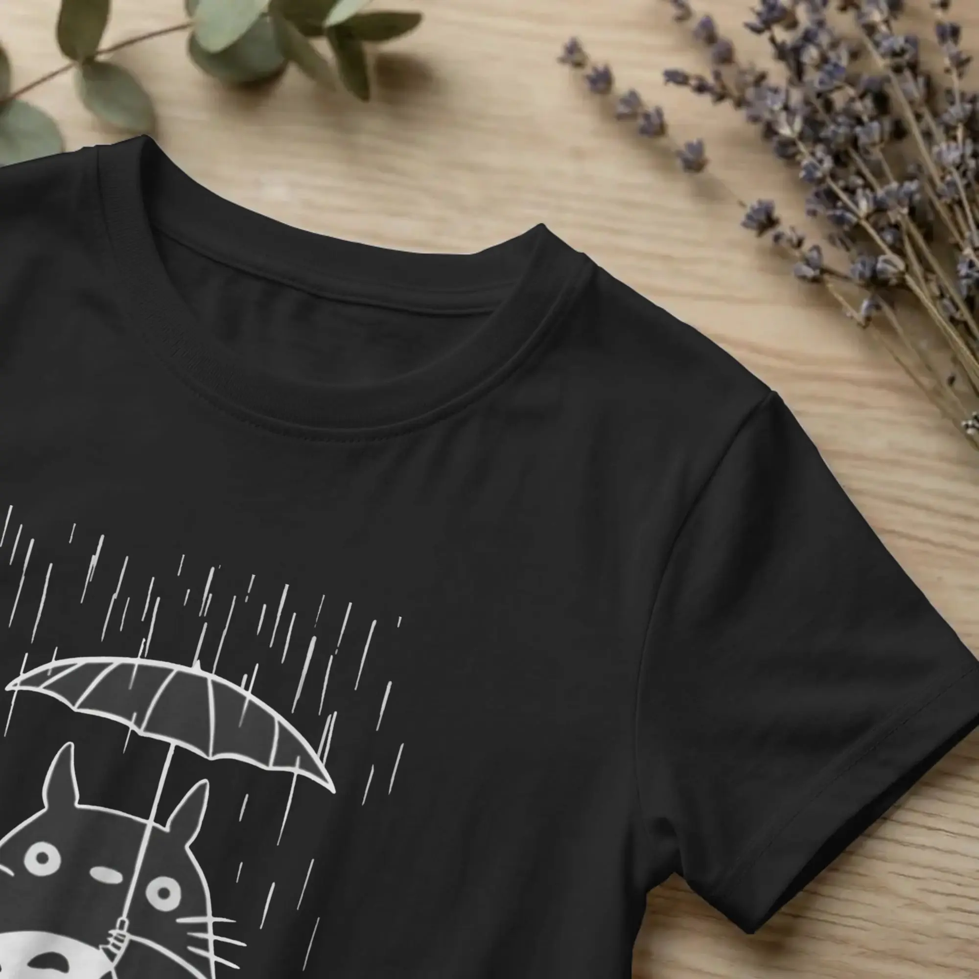 Neuartiges Hayaos Miyazakis Old-School-T-Shirt für Männer und Frauen, 100 % Baumwolle, kurzärmelig, Rundhalsausschnitt, Sommerkleidung – Detail 2
