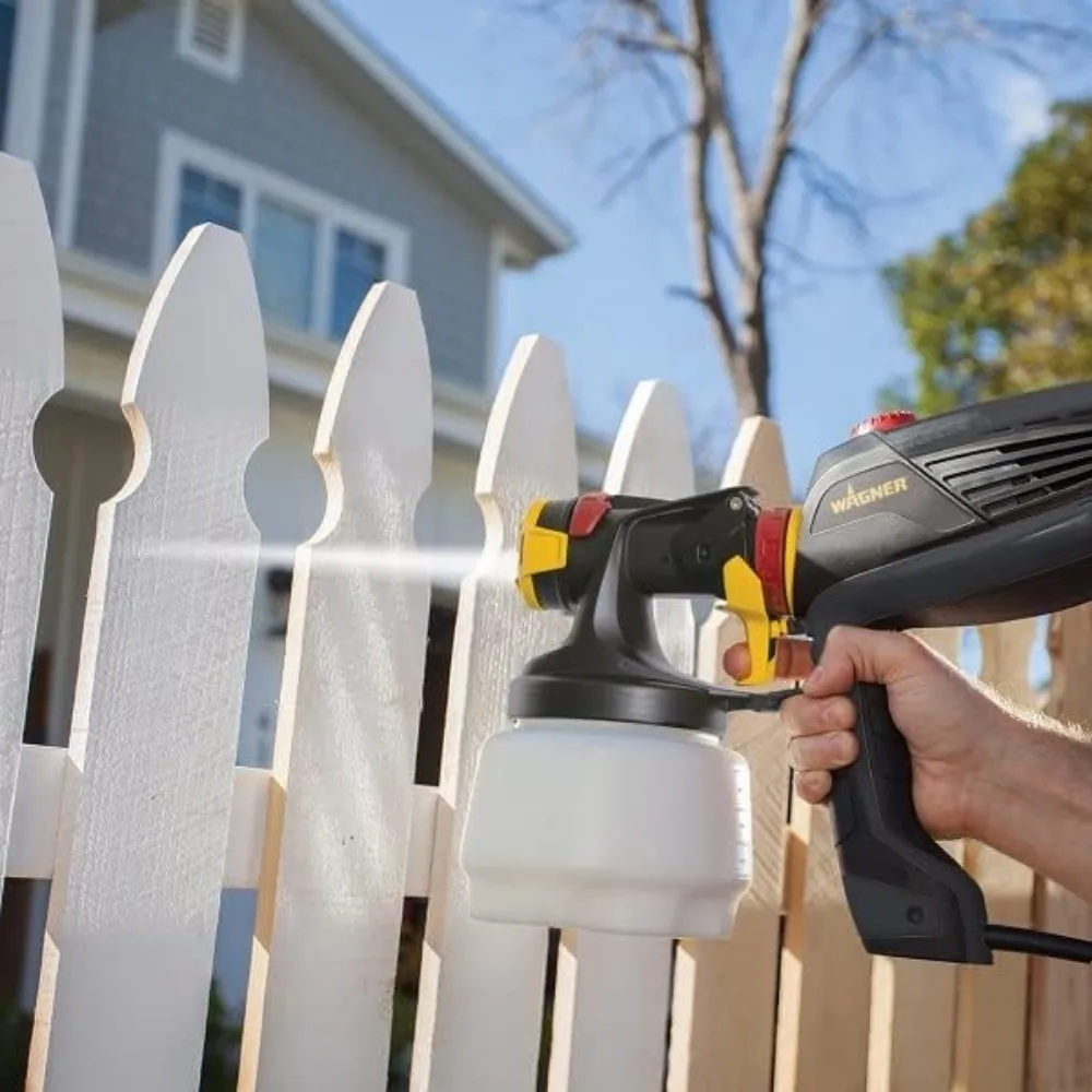 بخاخ طلاء محمول من Wagner Spraytech Flexio 570 HVLP من اللاتكس غير النحيف، مع فوهة iSpray ومجموعة كاملة