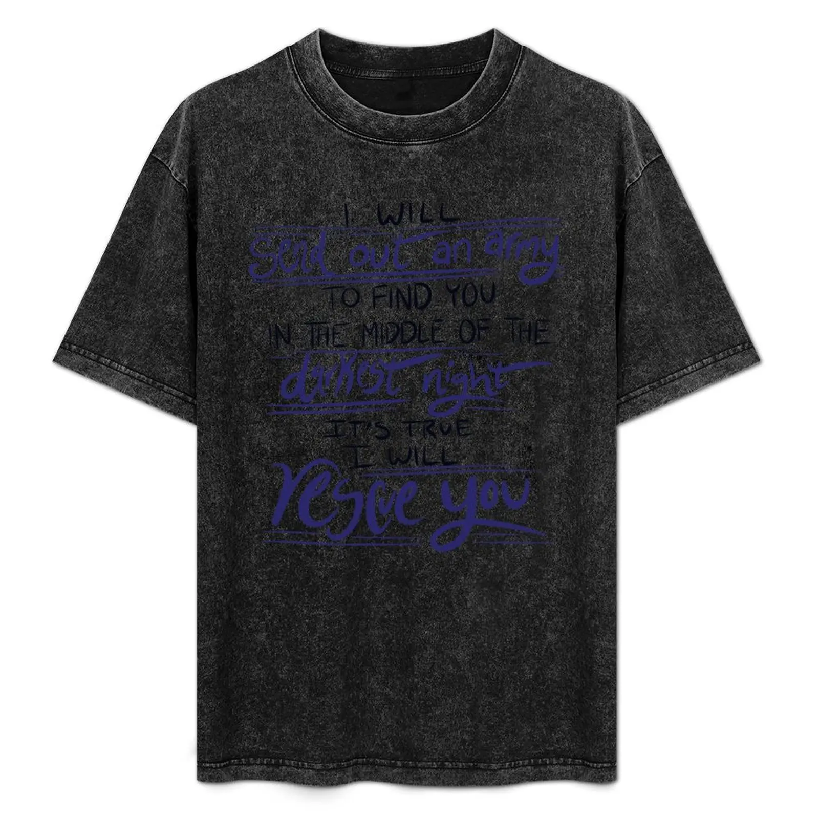 I Will Rescue You - Lauren Daigle T-Shirt plus size tops gifts for boyfriend mens clothing