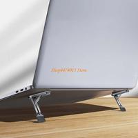 K1AA Laptop Stand for Desk Adjustable Computer Stand Rotating Base Ergonomic Laptop