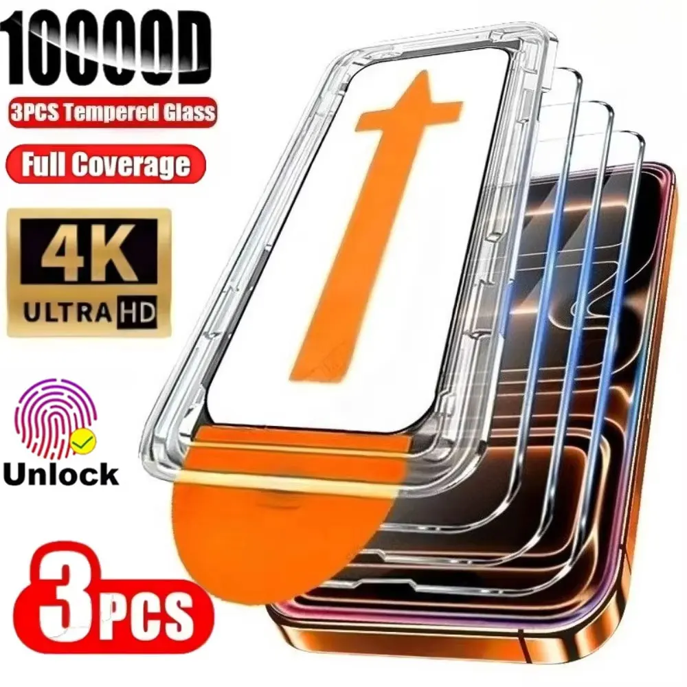

1-3 шт. HD-защитная пленка для экрана Xiaomi 17 Pro Max 17promax 17pro 8K с олеофобным покрытием, простая установка, закаленное стекло