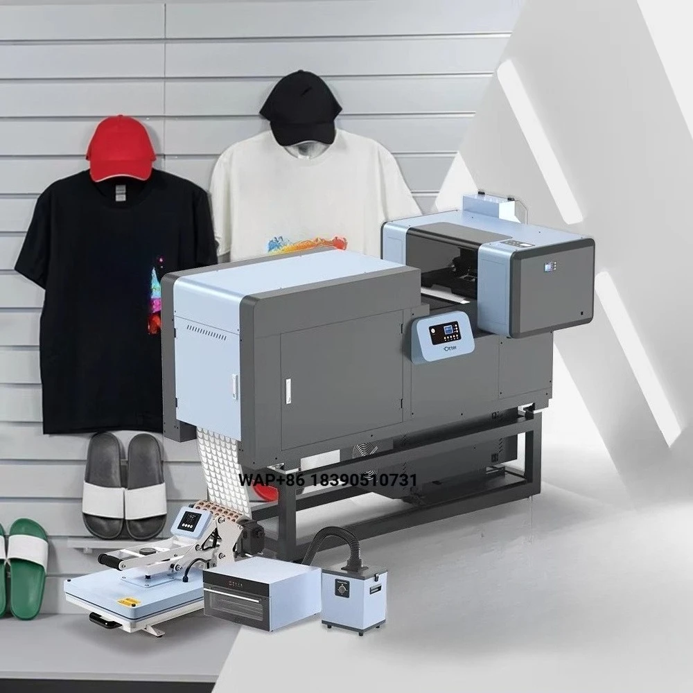 Factory OtterPro All-In-One DTF Printer Dual I1600 Print Head Pet Film Industrial DTF Printer with Shaker and Dryer Oven
