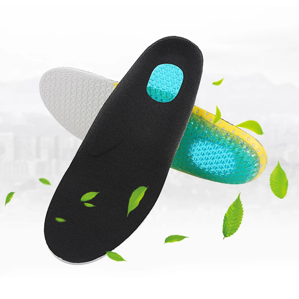 

EVA Sports Arch Pad Insoles Cushioning Breathable Sweat Absorbing Shock Proof Inserts for Running Walking Standing