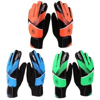 1 pair of football goalie gloves No. 5 No. 6 No. 7 latex anti-skid goalie gloves wear-resistant breathable sports gloves