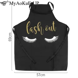 1pcs Eyelash Apron Adult Home Cooking Baking Cleaning Aprons Bibs Women Kitchen Eyelash Extension Supplies Makeup Tools