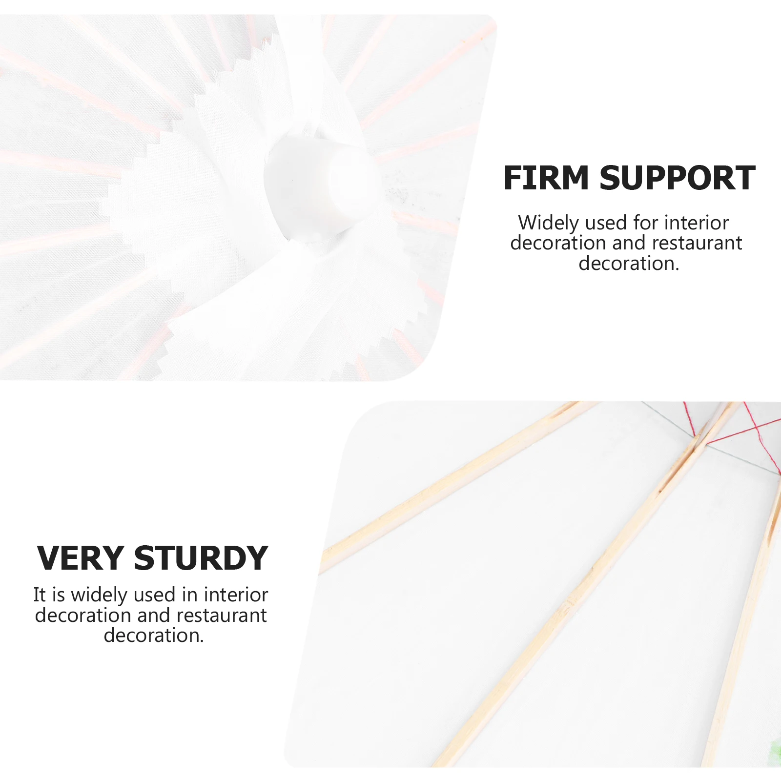 

Classical Oilpaper Umbrella Silk Umbrella Decorative For Restaurant Decoration Performance Props Bamboo Handle Chinese Style