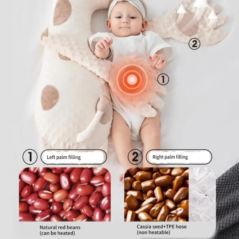 

L8RB Cosy Nursery Pillow Soft Side Sleep Support Cushion Baby Boys Girls Daily Care