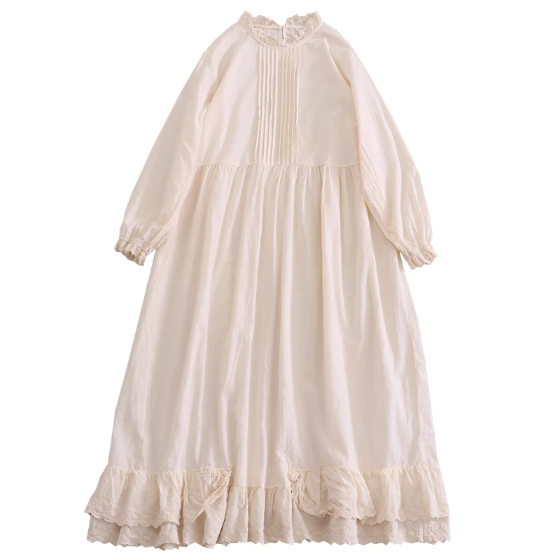 กระโปรงทรงเอพิมพ์ลายดอกไม้ ผ้าคอตตอนผสม ทรงเอไลน์ ชายกระโปรงผ่า  เอวสูง  สำหรับผู้หญิง  ฤดูใบไม้ผลิ/ฤดูใบไม้ร่วง  รุ่นใหม่