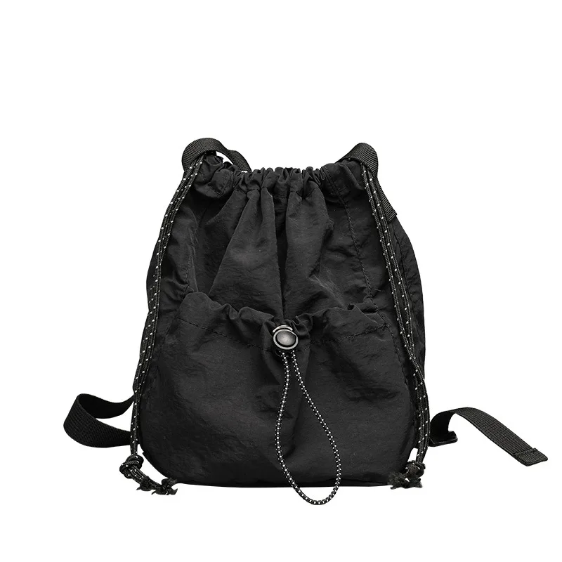 

Drawstring Bucket Bag Nylon Crossbody Tote Bag Handbags for Women