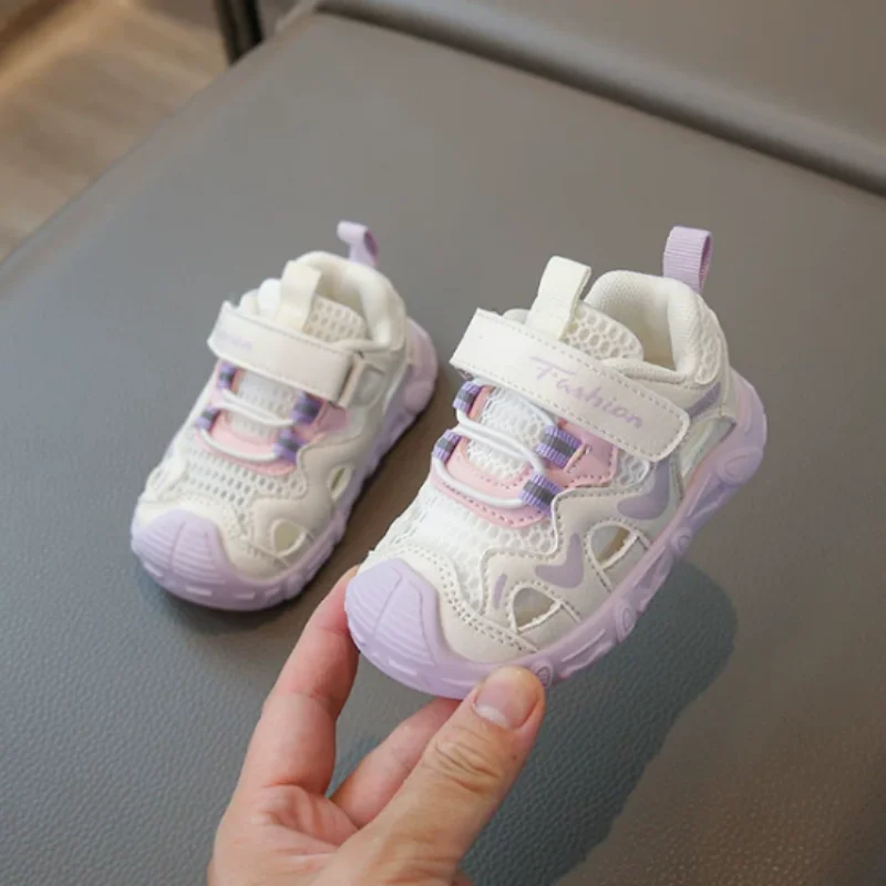 Baby Boys Girls Sneakers 2026 Summer Toddler Sandals Soft Sole Breathable Walkers Shoes Baby Boys Girls 1-3 Years Old Infants