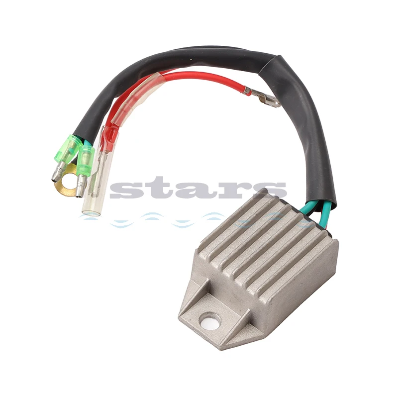 Aluminium Alloy Boat Voltage Rectifier Regulator for 2 Stroke 15HP Outboard Motor Voltage Rectifier Car Accessories