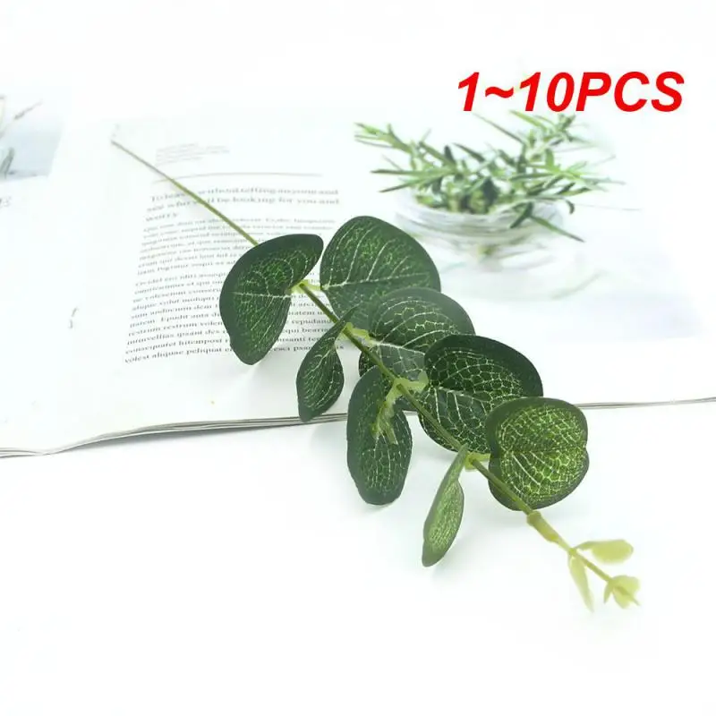 Artificial Green Plant Fake Eucalyptus Leaf Flower Arrangement Accessories Wedding Home Decoration Fake Flowers