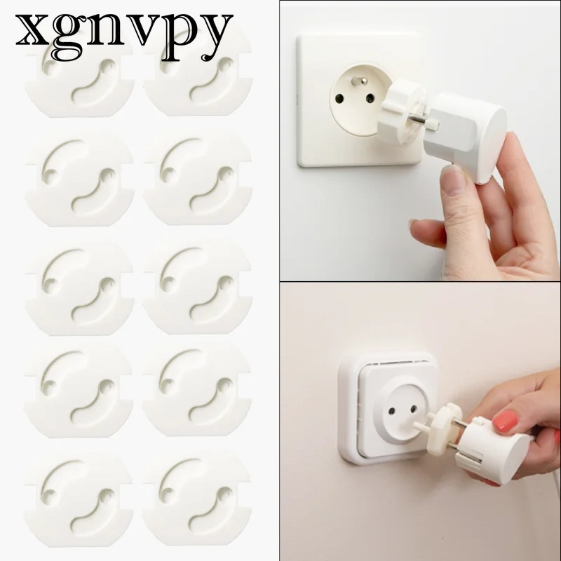 Xgnvpy Baby Safety Electrical Outler Cover Anti Electric Shock Rotate Socket Protection Plug Protector Kid Power Socket Guard