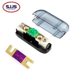 Car Audio Fuse 30A 40A 60A 80 100A - 200A Power Fuse Holder Stereo Audio Single Way AGU Fuse Holder Power Distribution Fuse Box