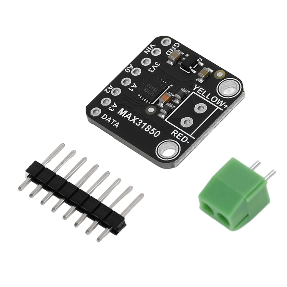 MAX31850 K Type Thermocouple Breakout Board Temperature Sensor Measurement Module MAX31850K 1-Wire Thermocouple Amplifier
