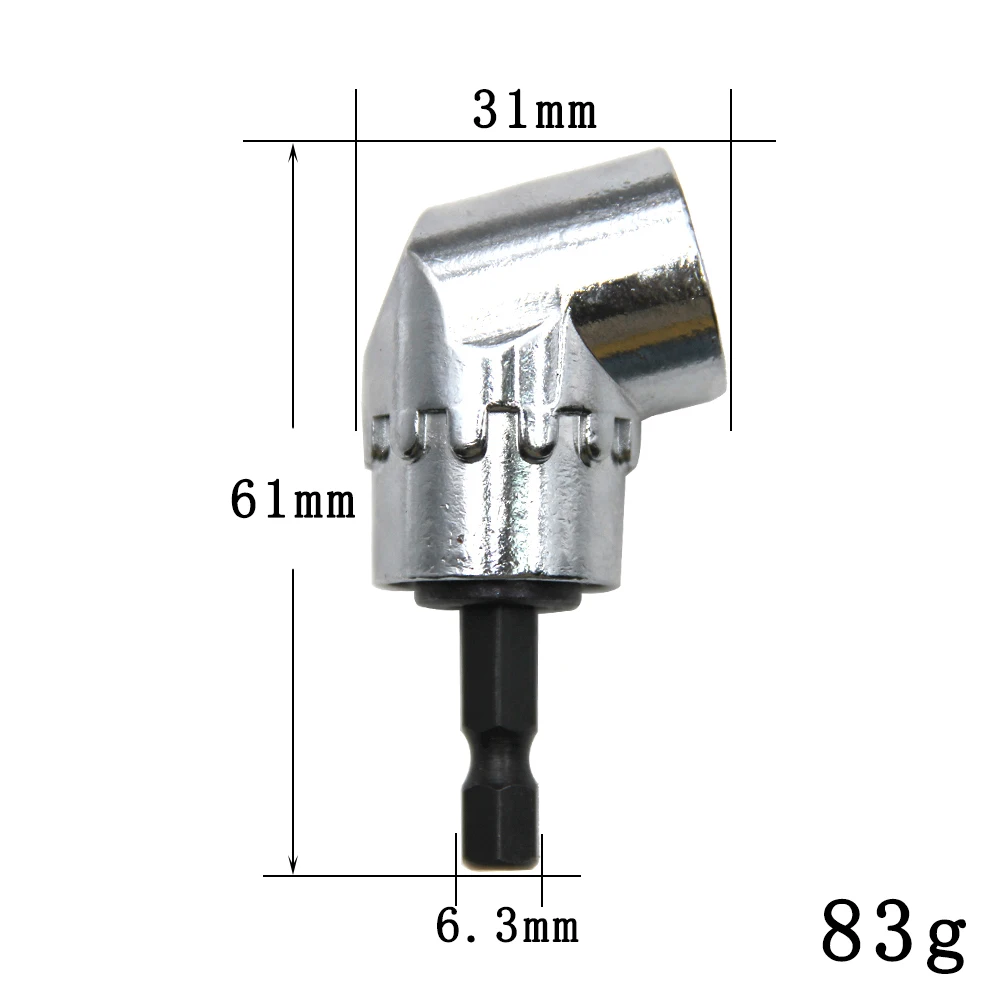 105 graden draaiende schroevendraaier Joint elektrische boor hoek bevestigd verlenging Socket schroevendraaier hoofd gereedschap