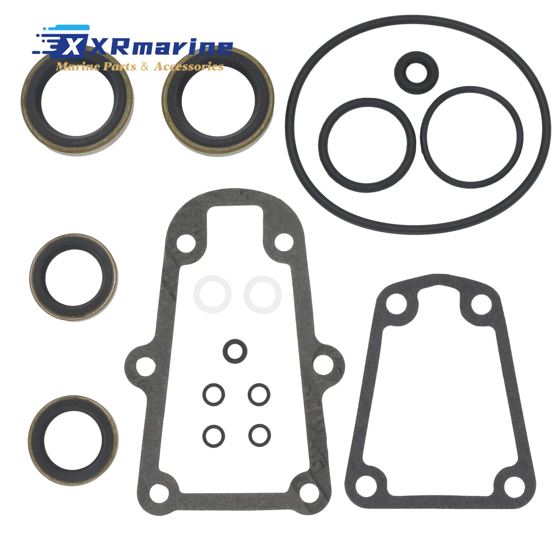 

Комплект уплотнений нижней части двигателя, совместимый с подвесными моторами Johnson Evinrude V4 85HP 90HP 100HP 110HP 115HP 135HP 140HP, 1973-1983 гг.