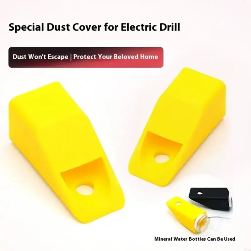Plastic Drill Dust Collector Universal For Power Tool Light Weight Electric Drill Dust Collector For Clean Workspaces