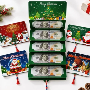 Christmas Money Gift Cards Envelope for Christmas Party Decorations, Christmas Gift Cash Card Holders,Christmas Money Gift Envelope,Xmas Party Supplies,Christmas Decorations