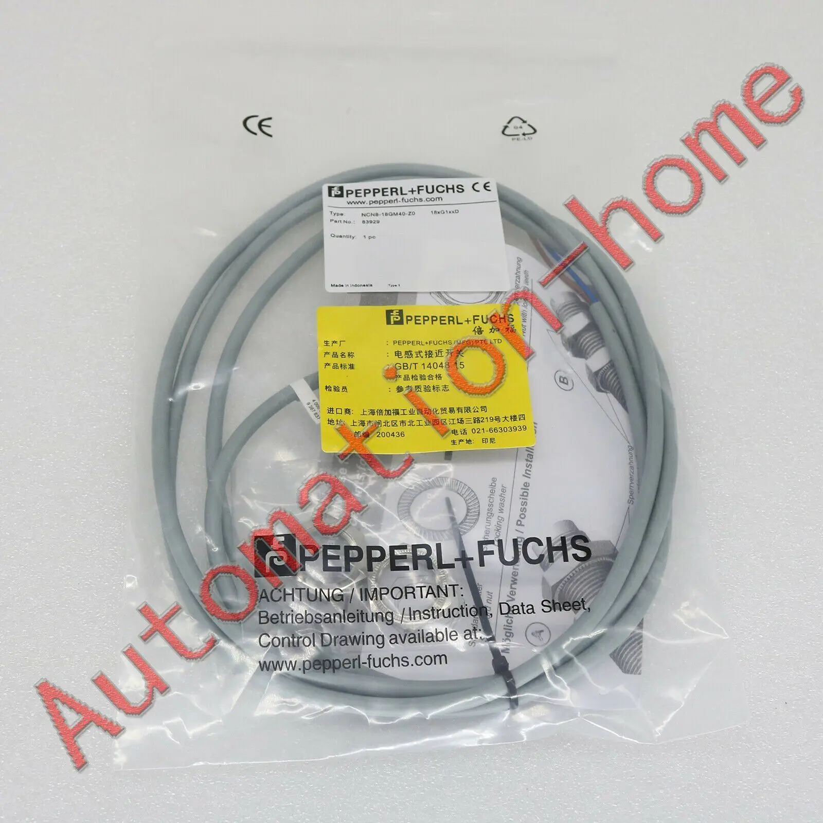 New For Pepperl+Fuchs NCN8-18GM40-Z0 Inductive Proximity Switch Sensor