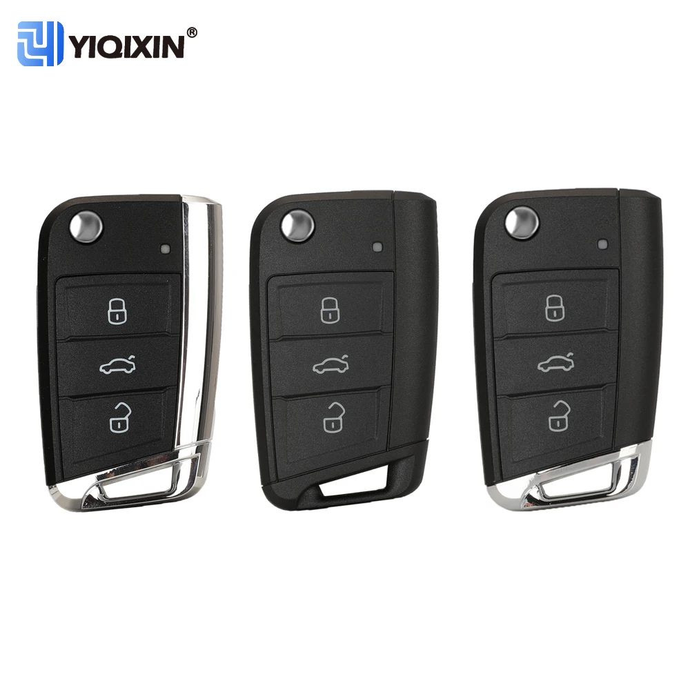 For Volkswagen VW Golf 7 4 5 Polo MK7 Tiguan Passat Sportsvan GTI Remote Car Key Shell For Skoda Octavia A7 Seat Kodiaq No Logo